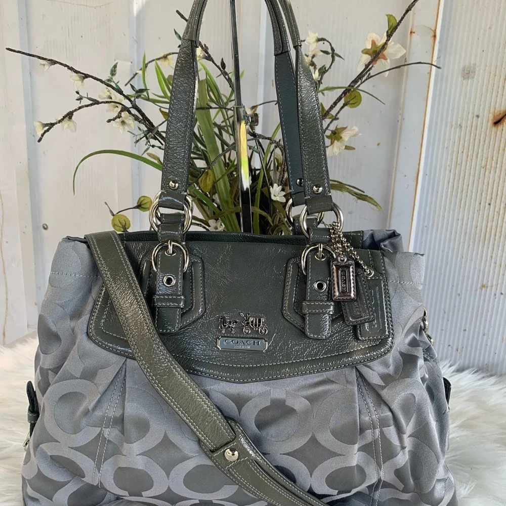 Coach Madison Sabrina Signature Satchel Bag